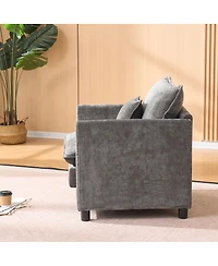 Streamdale Furniture Padded Armchair with 3-Pillow Comfort Set