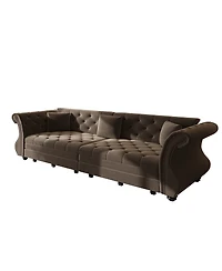 Streamdale Furniture Oversized Chesterfield Pull Out Sofa Bed