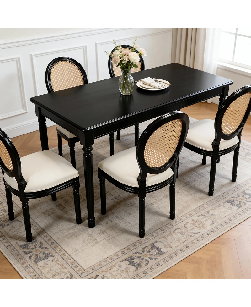 Streamdale Furniture French Country Upholstered Dining Chairs (Set of 2)
