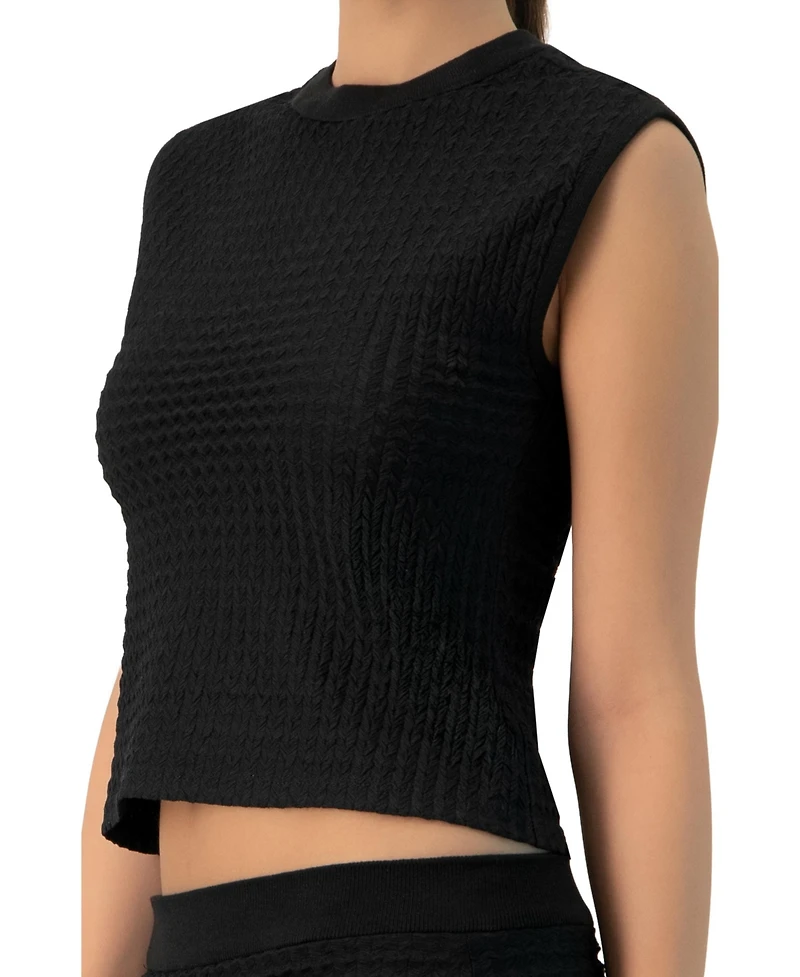 Ivonne Women's Sleeveless Knitted Top