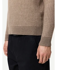 Gobi Cashmere Men's Silk Turtle-Neck Sweater