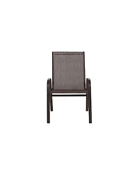 Streamdale Furniture 6piece Patio Chairs with Armrest and High Backrest.