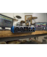 Studio 24c Usb C 2x2 Audio Interface Bundle with Cr style Monitors, Daw & Recording Kit