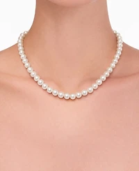 Macy's Cultured Freshwater Pearl (8mm) Necklace in 14k Yellow Gold