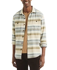 Nautica Men's Striped Long Sleeve Shirt