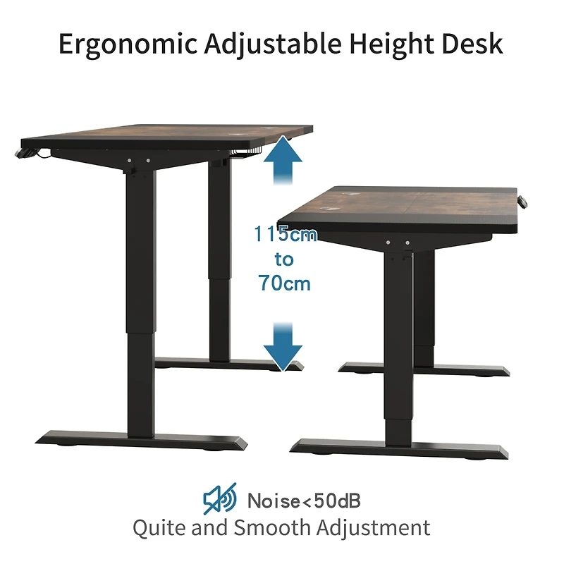 Streamdale Furniture Electric Height Adjustable Standing Desk