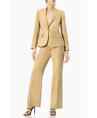 Ivonne Women's Linen Straight Leg Wide Pants