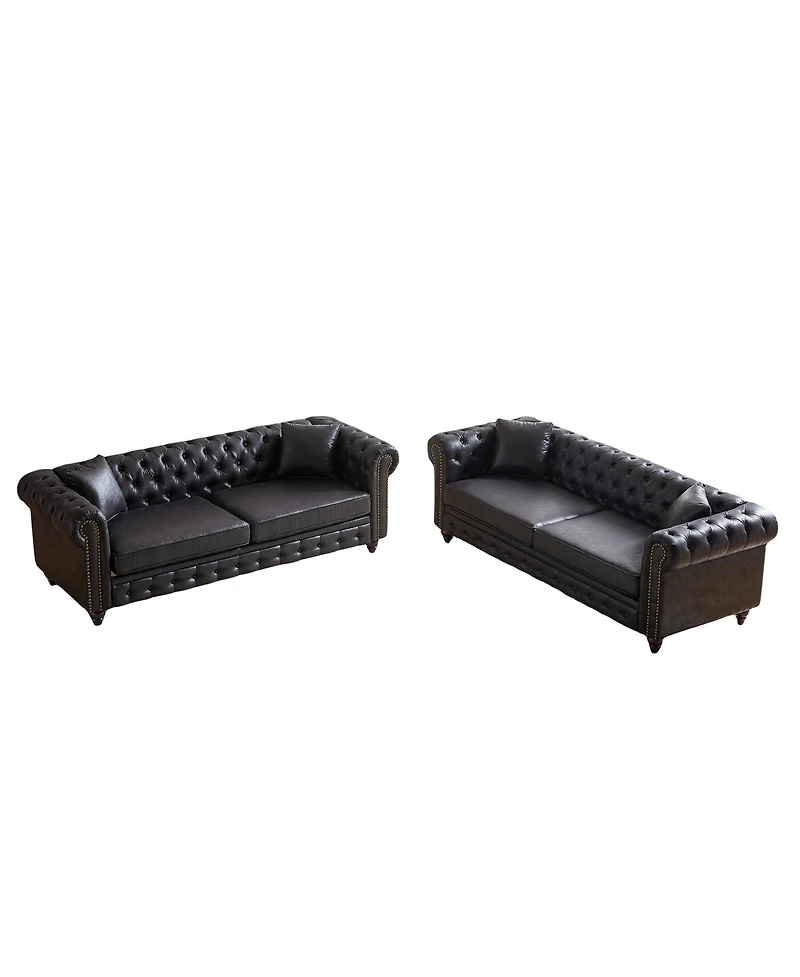 Streamdale Furniture Modern Combo Sofa with Wood Frame and Feet