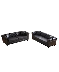 Streamdale Furniture Modern Combo Sofa with Wood Frame and Feet