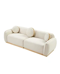 Streamdale Furniture Modern Sofa Set with 3 Accent Pillows