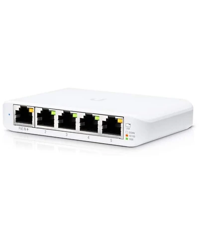 Ubiquiti Networks UniFi Usw-Flex-Mini Managed 5-Port Gigabit Switch with Usb-c Power Adapter
