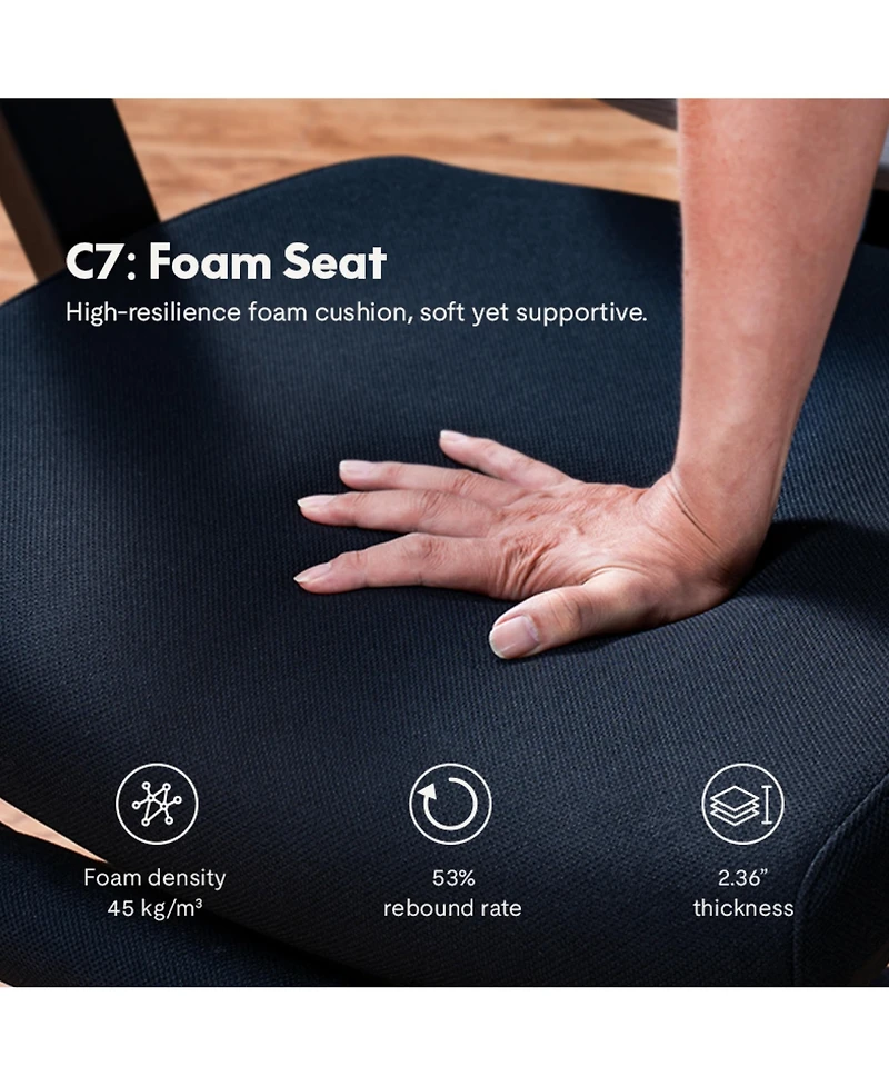 FlexiSpot Ergonomic Chair C7-Foam Seat (No Footrest