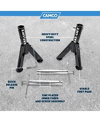 Camco Eaz Lift Adjustable Telescopic Rv Jack, 16 to 30 Inches, 6,000 Pound Capacity