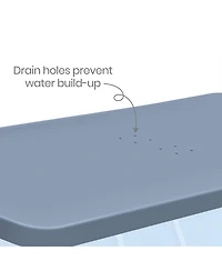 Funsicle Durable Rectangular Pool Cover for Oasis and Activity Pools