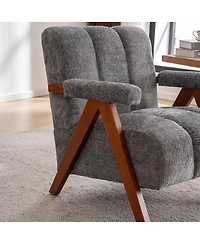 Streamdale Furniture Cloud Accent Chair, Chenille Lounge Armchair