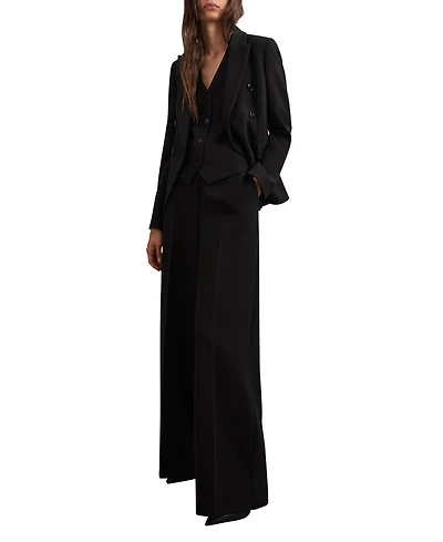 Reiss Women's Wide-Leg Suit Trousers