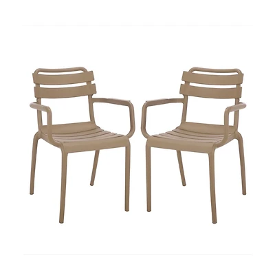 Augusta Home Sarah Outdoor Dining Armchair (Set of 2)