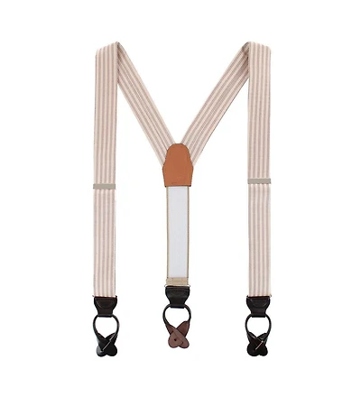 Trafalgar Men's Booker Southern Gentleman Silk Button End Suspenders