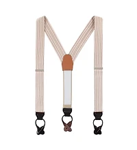 Trafalgar Men's Booker Southern Gentleman Silk Button End Suspenders