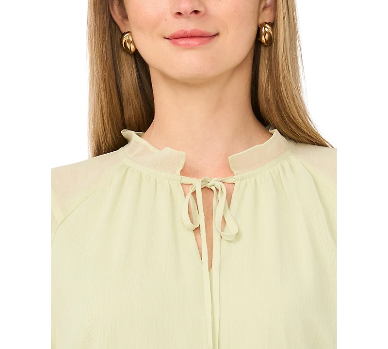 Vince Camuto Women's Split Neck Raglan-Sleeve Blouse