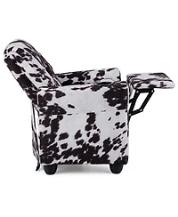 Slickblue Toddler Reclining Chair with Cup Holder, Push Back Kids Armchair Seating