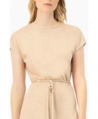 Ivonne Women's Knitted Tunic With Side Slits