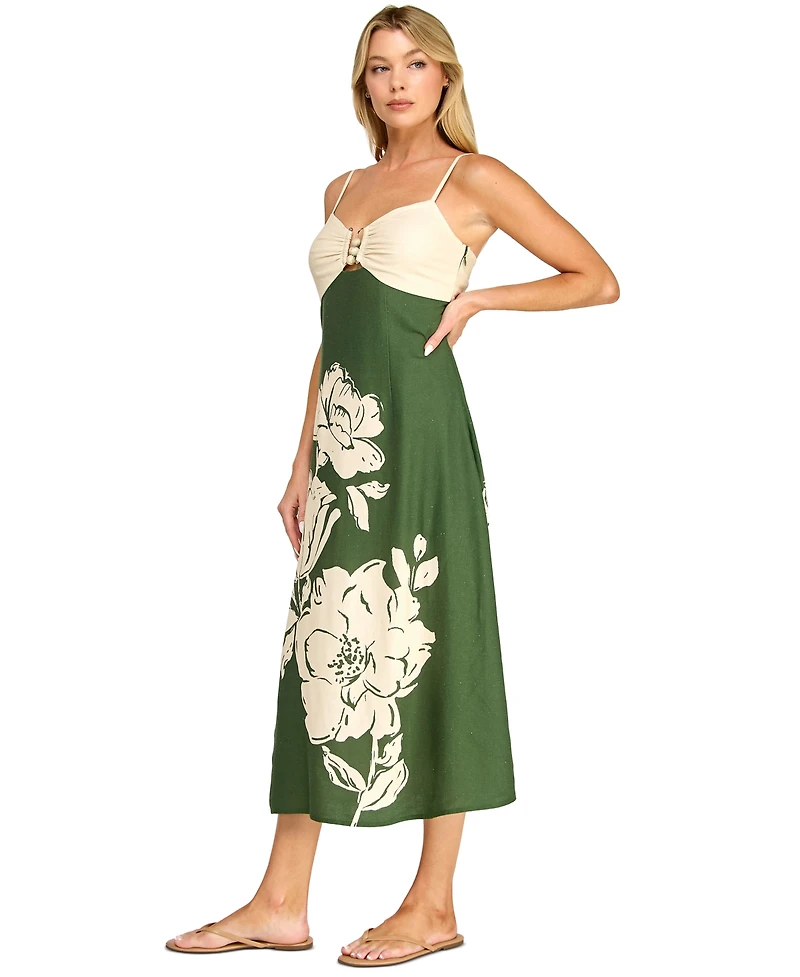 Trixxi Juniors' Sleeveless Fit & Flare Midi Dress