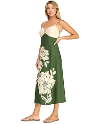 Trixxi Juniors' Sleeveless Fit & Flare Midi Dress