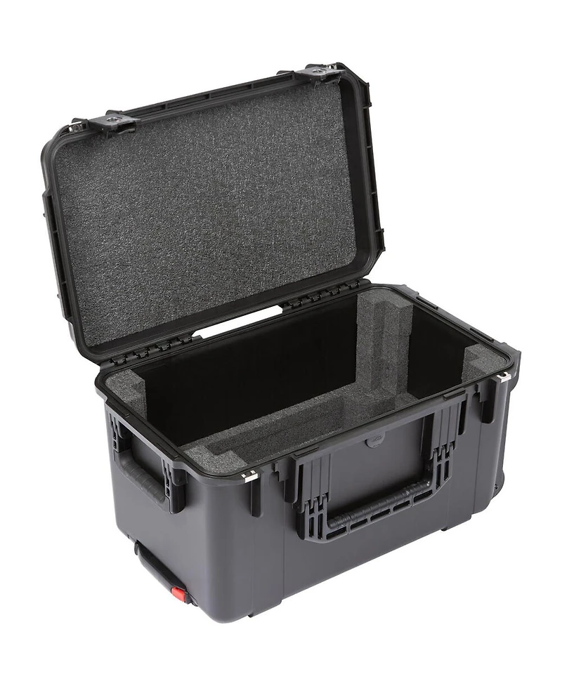 Skb iSeries 4RU Injection Molded Fly Rack Waterproof Wheeled Case, 9" Depth