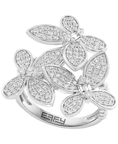 Effy Collection Diamond (1/4 ct. t.w.) Ring in 14k White Gold