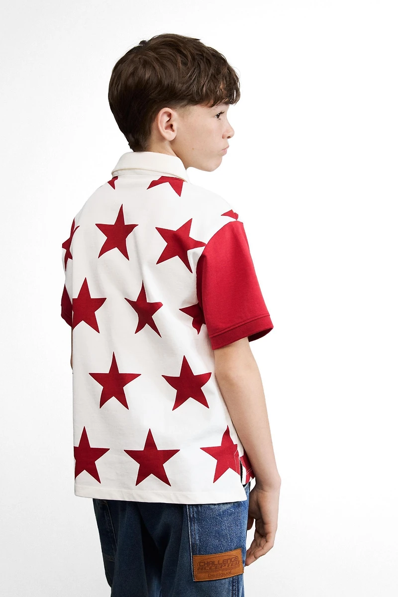 Desigual Boys Boys's Logo star polo