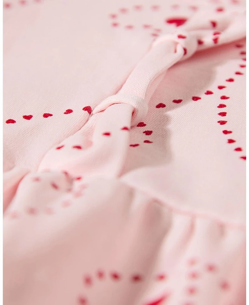 MeMoi Little Girls Long-Sleeve Mid-Length Nightgown