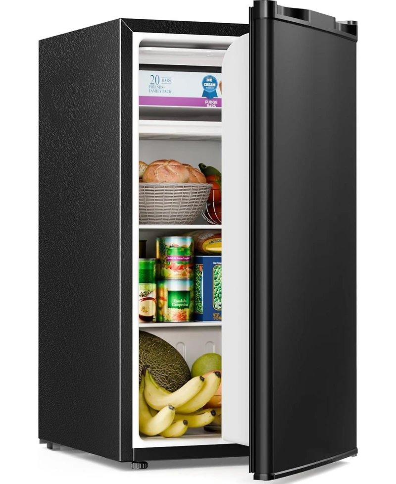 Antarctic Star 3.2 Cubic Feet. Mini Fridge, Quiet Compact Cooler with Freezer