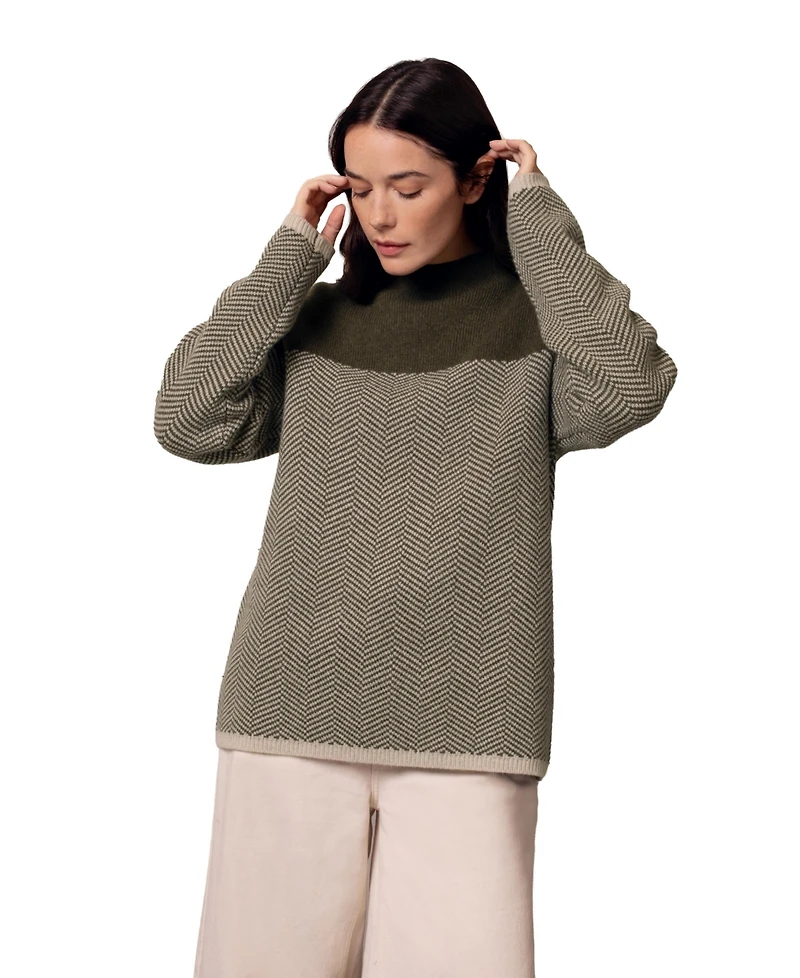 Celtic & Co. Women's Felted Funnel Neck Jumper