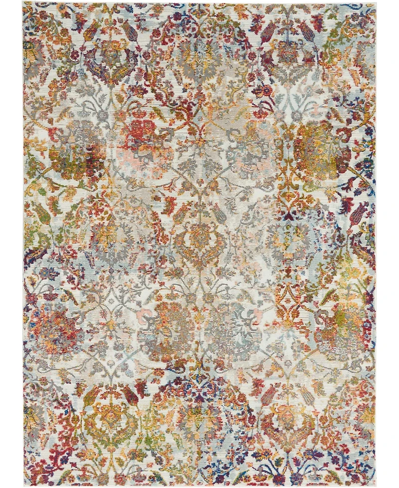 Nourison Home Ankara Global ANR06 Ivory 5'3" x 7'6" Area Rug