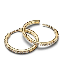 Pandora Sparkling Hoop Earrings