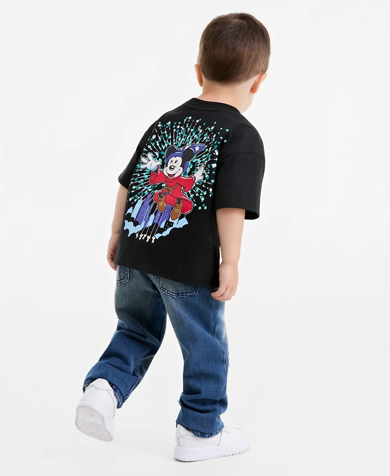 Disney | Macy's Unisex Disney's Sorcerer's Apprentice Mickey T-Shirt, Toddler, Little Kid, Exclusive