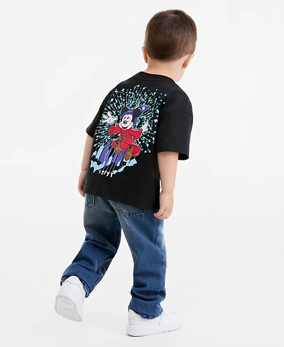 Disney | Macy's Unisex Disney's Sorcerer's Apprentice Mickey T-Shirt, Toddler, Little Kid, Exclusive