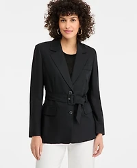 I.n.c. International Concepts Women's Belted Blazer, Macy's Exclusive