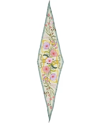 Bespoke Fashion Floral Diamond-Shape Scarf