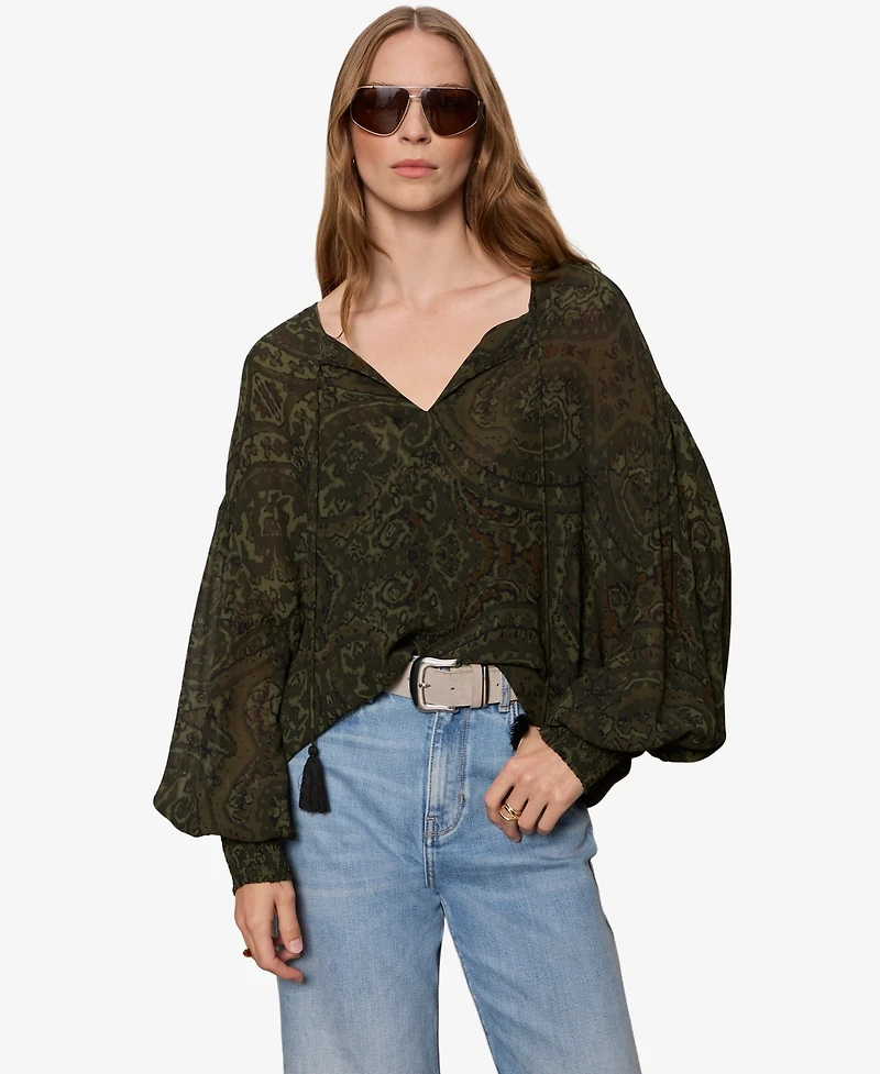 Sanctuary Petite Viscose The Moment Volume Top