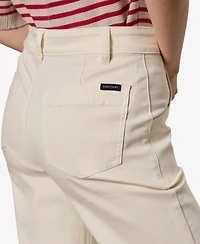 Sanctuary Petite Cotton-Blend Insider Crop Pants