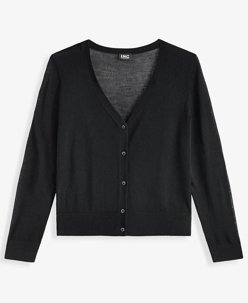 I.n.c. International Concepts Women's V-Neck Cardigan Sweater, Macy's Exclusive