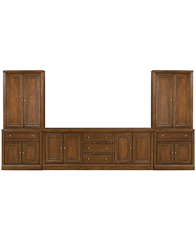 Amren 85" Wood 4-Door Console