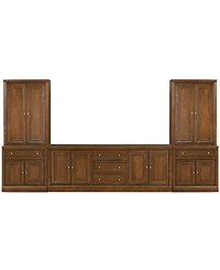 Amren 85" Wood 4-Door Console