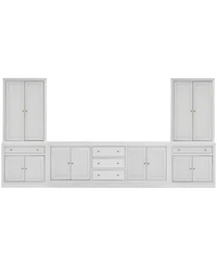 Amren 85" Wood 4-Door Console