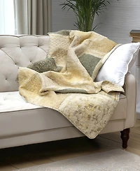Donna Sharp Meadow Cotton Reversible Throw, 50" x 60"