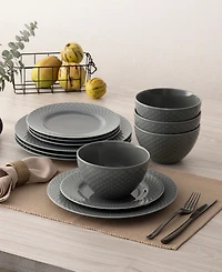 Noritake Kikko 12-Pc. Dinnerware Set, Service for 4