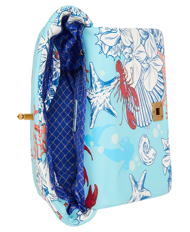 Betsey Johnson Pier Pressure Small Flap Handbag
