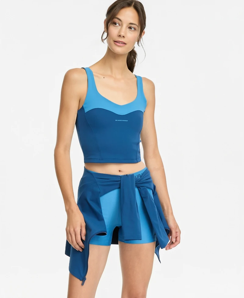 Under Armour Women's Motion Colorblock Scoop-Neck Tank